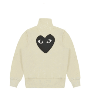 Comme Des Garçons Big Heart Long Sleeve White