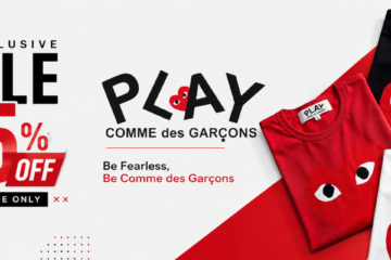 Comme des Garcons Play Size Guide UK