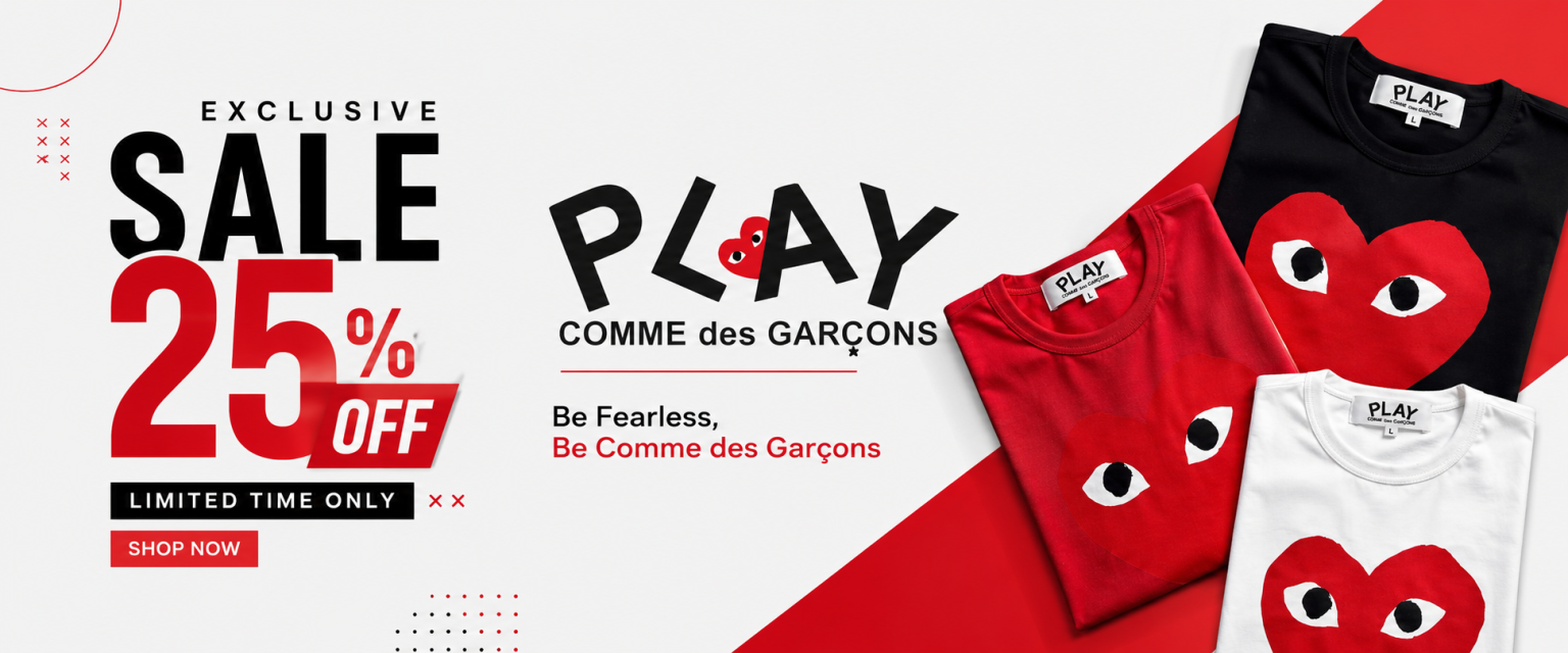 Comme des Garcons Play Size Guide UK